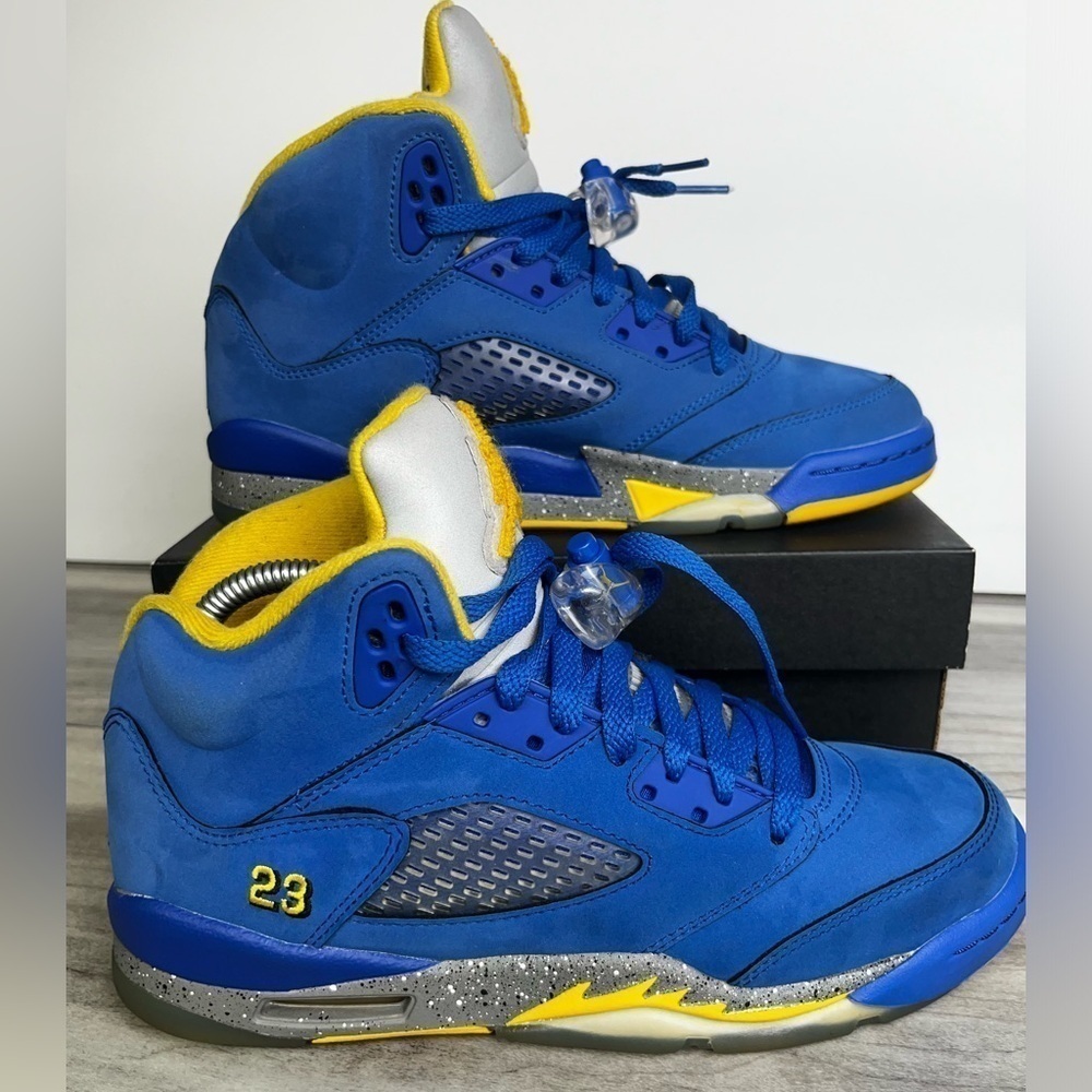 Nike Kids Sneakers Blue and Yellow